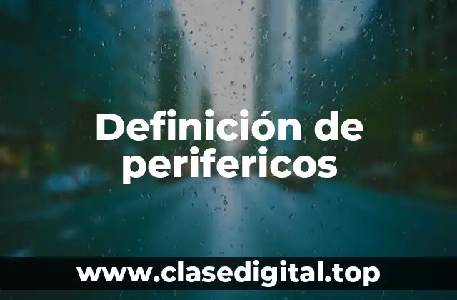 Ejemplos de perifericos