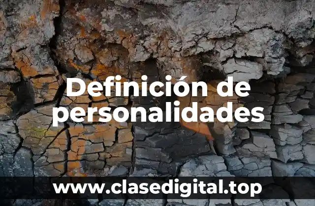 Definición de personalidades