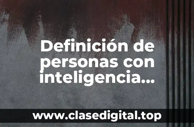 Definición de personas con inteligencia interpersonal