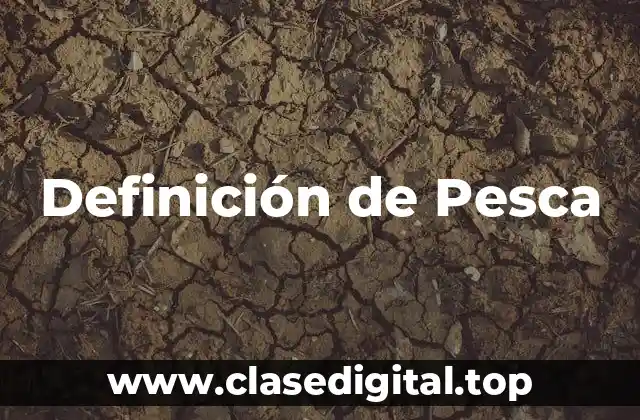 Definición de Pesca