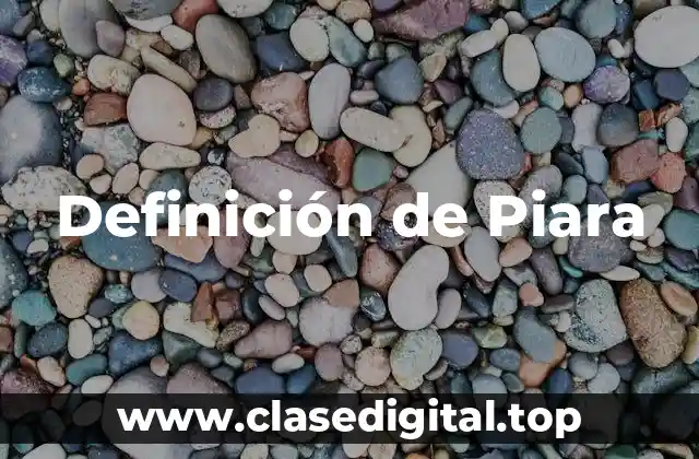 Definición de Piara