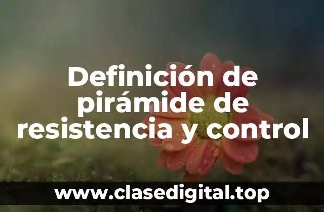 Definición de pirámide de resistencia y control