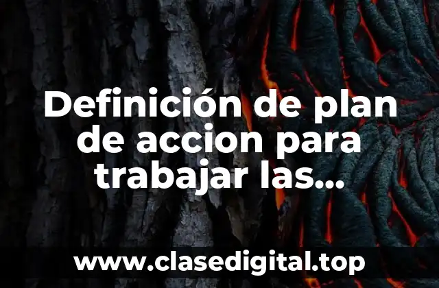 Ejemplos de plan de acción para trabajar las inteligencias múltiples