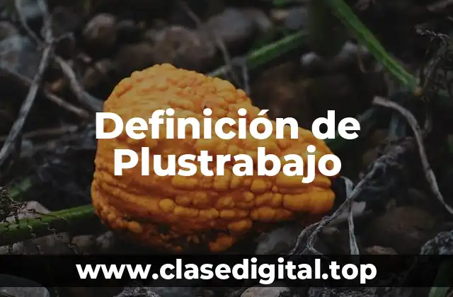 Definición de Plustrabajo
