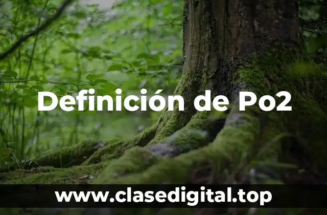 Definición de Po2