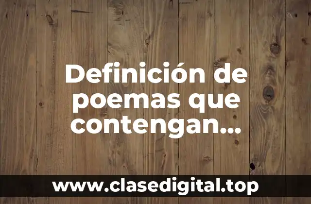 Ejemplos de poemas que contengan aliteración, rima asonante y consonante