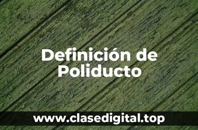 Definición de Poliducto