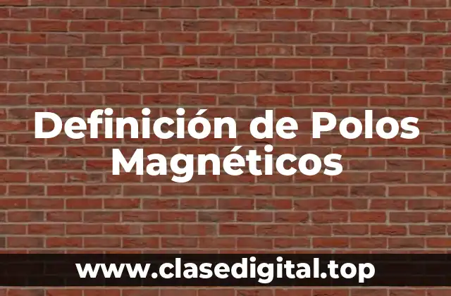 Definición de Polos Magnéticos