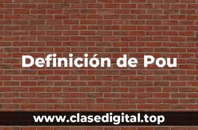 Definición de Pou