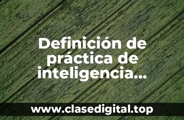 Definición de práctica de inteligencia emocional