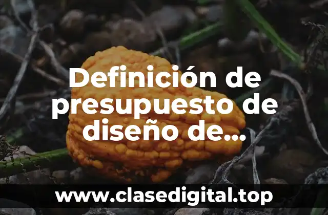 Ejemplos de presupuesto de diseño de departamento de comunicación