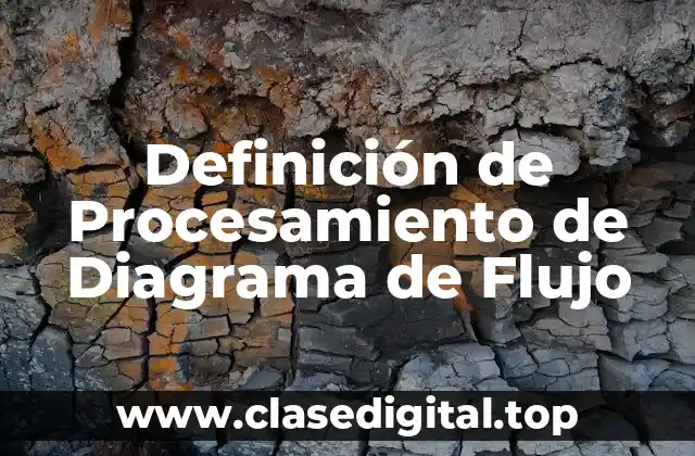 Definición de Procesamiento de Diagrama de Flujo