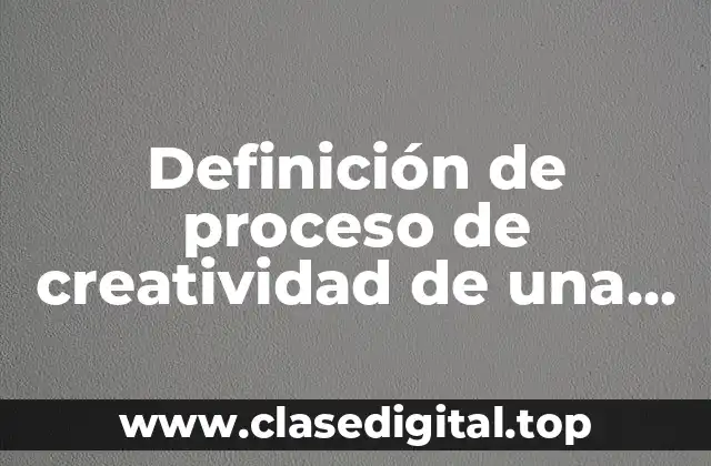 Definición de proceso de creatividad de una empresa de maquillaje