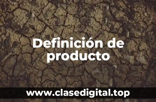 Definición de producto