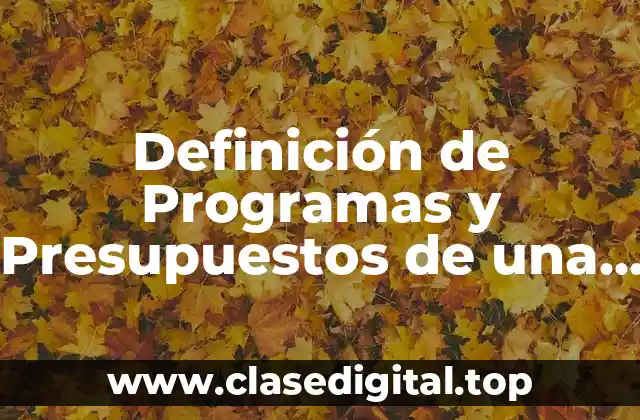 Ejemplos de Programas