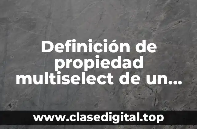 Definición de propiedad multiselect de un listbox en VBA Excel