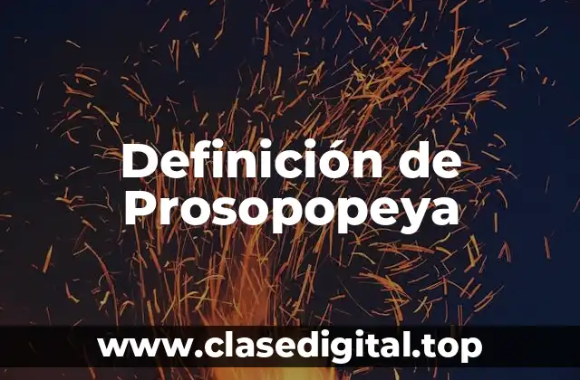 Ejemplos de Prosopopeya