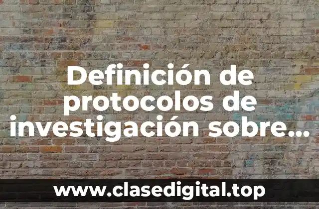 Definición de protocolos de investigación sobre la educación en Cobaq