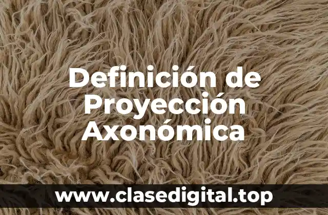Definición de Proyección Axonómica