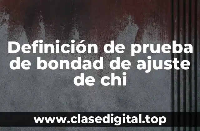 Ejemplos de prueba de bondad de ajuste de chi-cuadrado