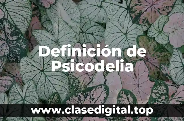 Definición de Psicodelia