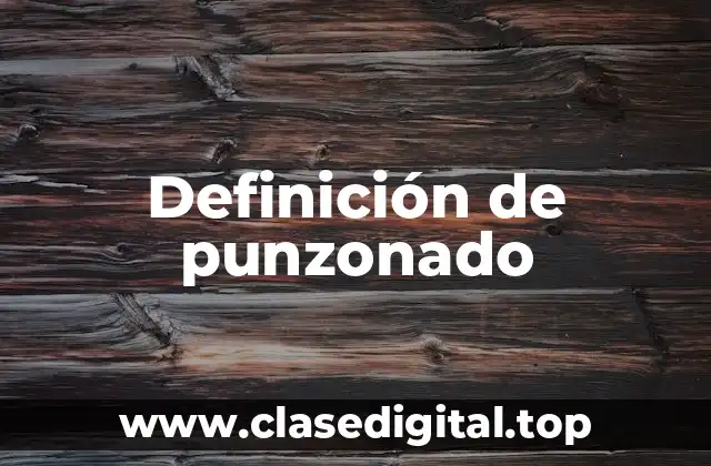 Ejemplos de punzonado