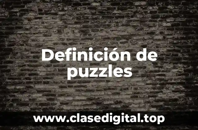 Definición de puzzles