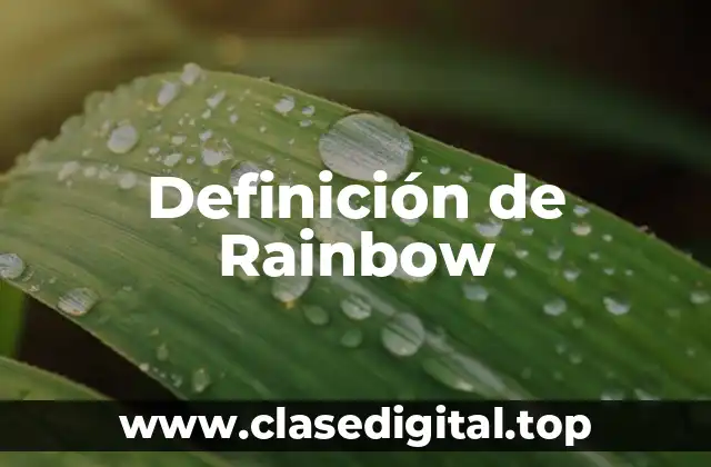 Definición de Rainbow