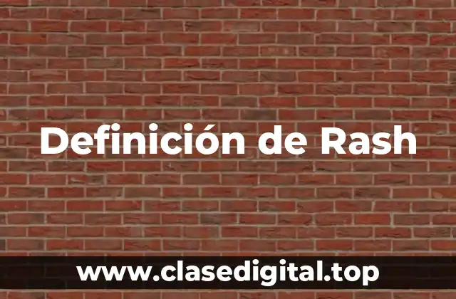 Definición de Rash