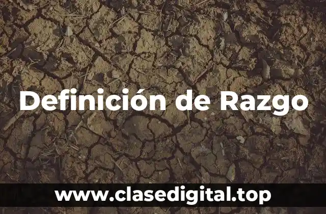 Definición de Razgo