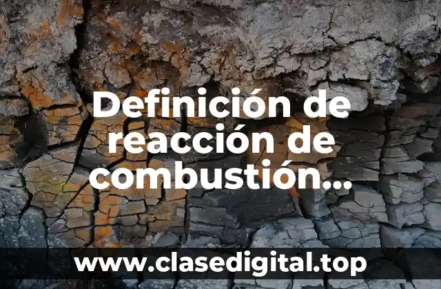 Ejemplos de reacción de combustión incompleta