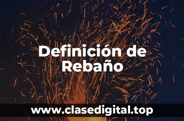 Definición de Rebaño