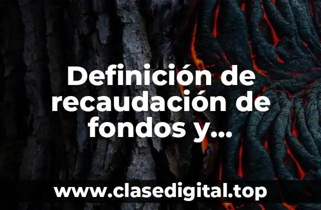 Definición de recaudación de fondos y distribución en México