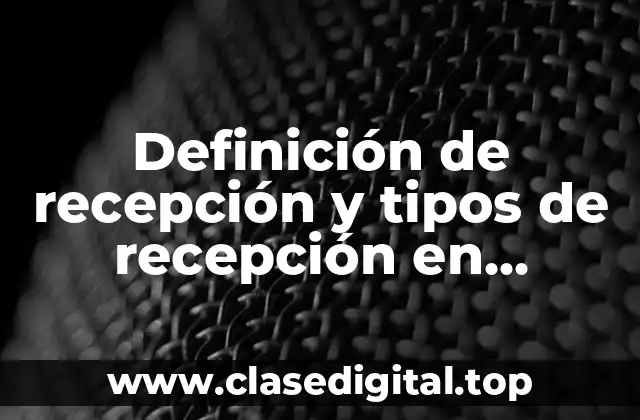 Definición de recepción y tipos de recepción en voleibol