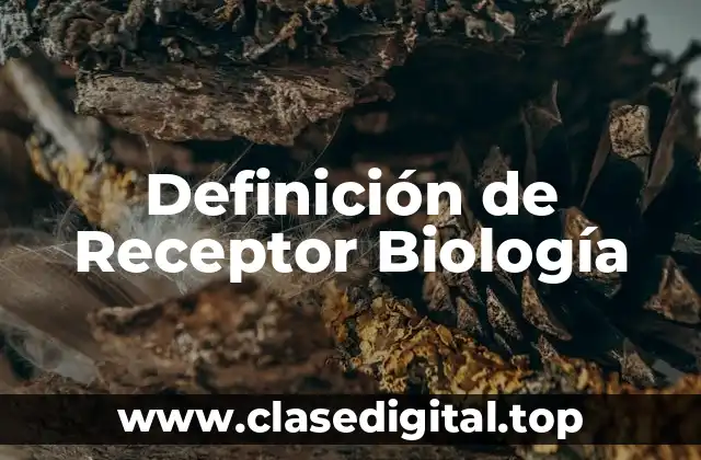Definición de Receptor Biología
