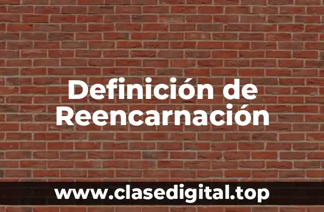 Definición de Reencarnación
