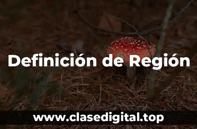 Definición de Región