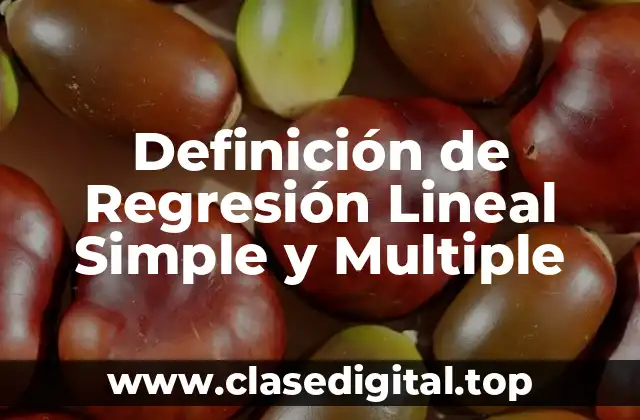 Ejemplos de Regresión Lineal