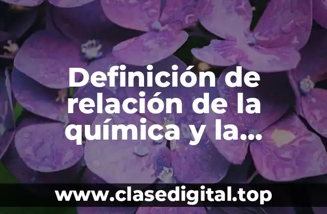 Ejemplos de relación entre la química y la mecánica