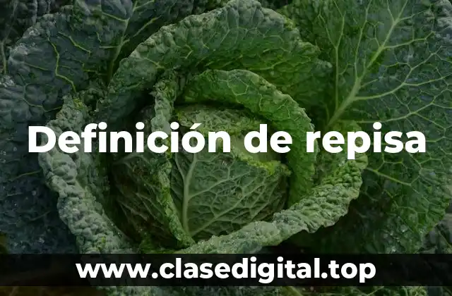 Definición técnica de repisa
