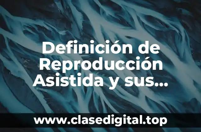 Definición de Reproducción Asistida y sus Diversas Técnicas