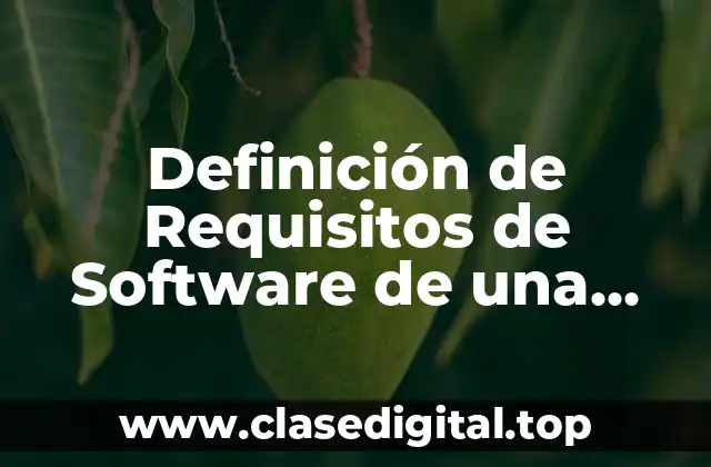 Definición de Requisitos de Software de una Tienda Online