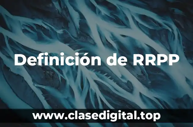 Definición de RRPP