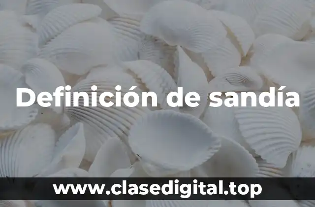 Definición de sandía