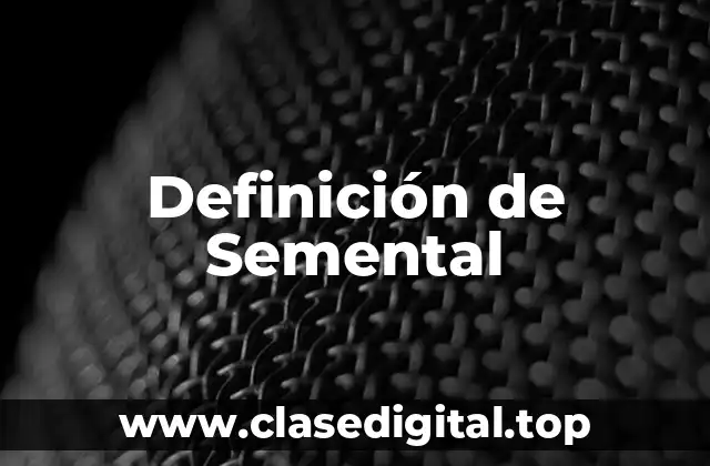 Definición de Semental