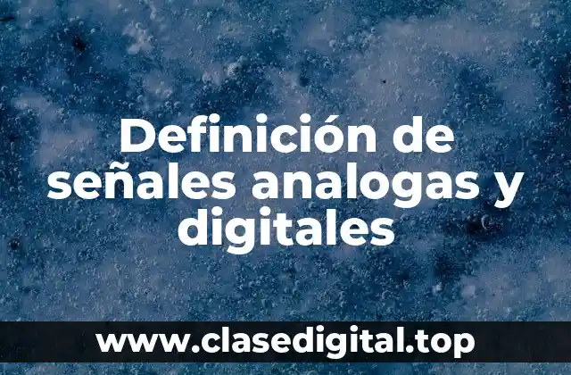 Ejemplos de señales analogas