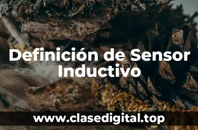 Definición de Sensor Inductivo