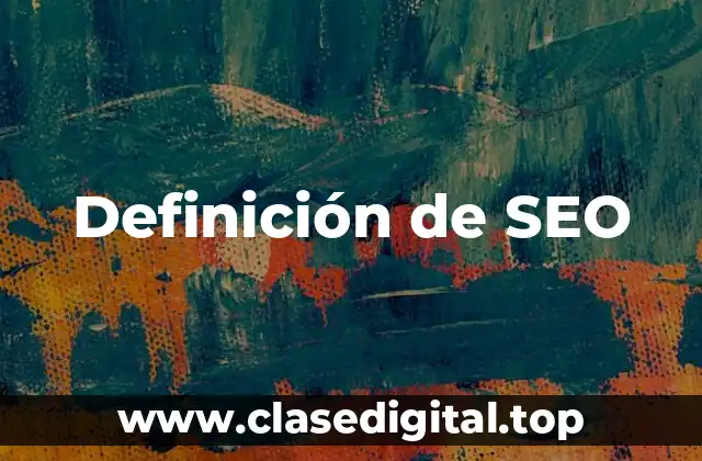 Definición de SEO