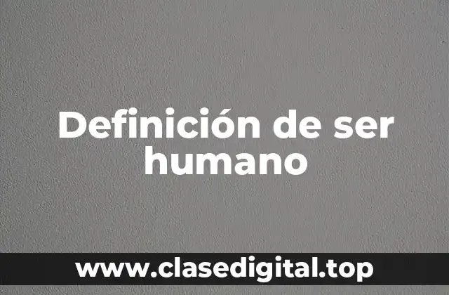 Definición técnica de ser humano-producto máquina en informática