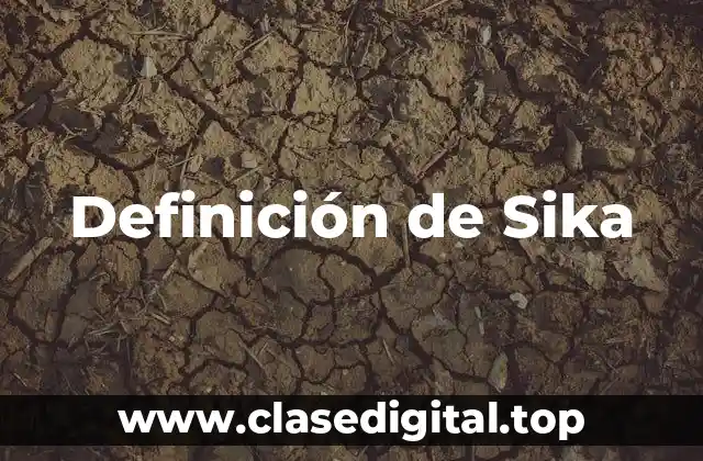 Definición de Sika